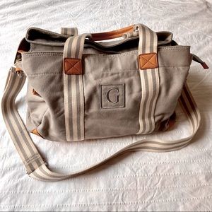 Pottery Barn Classic Diaper Bag Gray